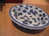 Heavy porcelain bowl with turtles