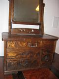 Japanese make-up chest with mirror