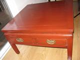 chinese, lacquer low table with drawer