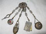 Interesting Victorian chatelaine with matching dependents
