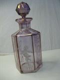 Purplish, Mary Gregory scent bottle