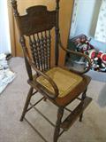 Pressed back, youth's high chair
