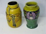 Roseville Laurel vase and a Deco, Japan vase