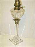 Cut crystal oil lamp, "Kosmos".