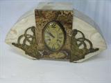Deco mantle clock