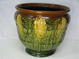 high glaze, ceramic jardinier