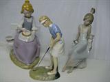 lladro, Royal Doulton and Goebel figurines