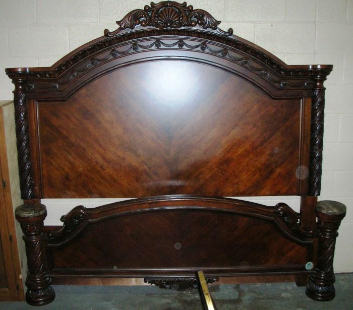 King or Queen bed. Great shape. 