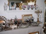Silver plate items, Lladro figurines, collector plates, etc!