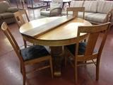 antique oak dining table
