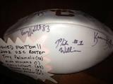 USC autographed football