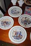 Commemorative US historical plates
