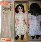 Bebe Jumeau c.1880s with Original Clothes, in Original Box in Lovely Condition showing Marks on the Doll