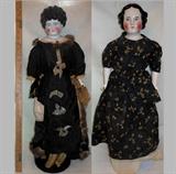 Very Tall Antique China Head Dolls