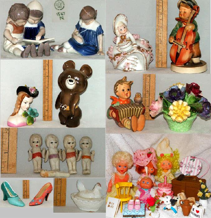 Dolls Dolls Dolls! Hummels, Tiny Dolls and much more