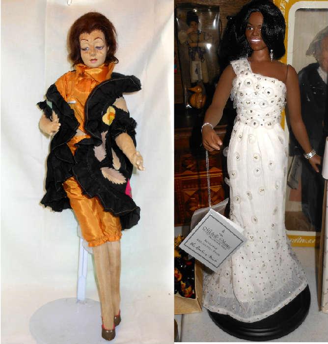 Dolls Dolls Dolls! Nice Boudoir Doll and Michelle Obama and we have the President too