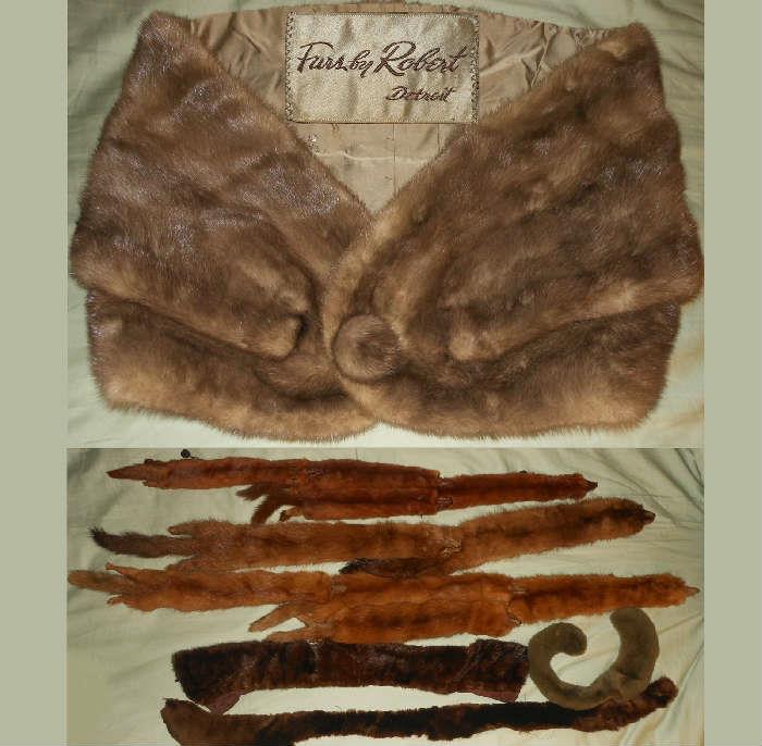 Fur Wrap by Furs by Robert of Detroit and lots of  critter wraps