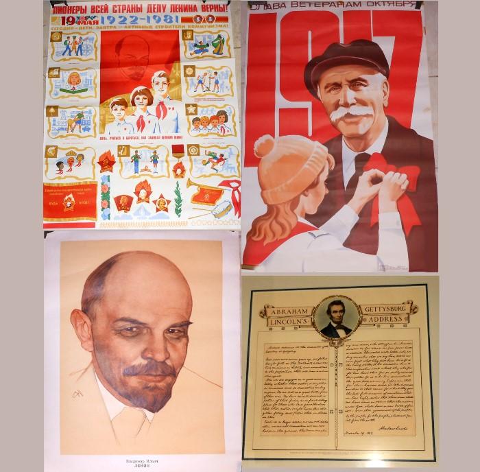 Russian Posters and Abraham Lincoln's Gettysburg Address