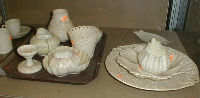 Part of a large collection of Belleek