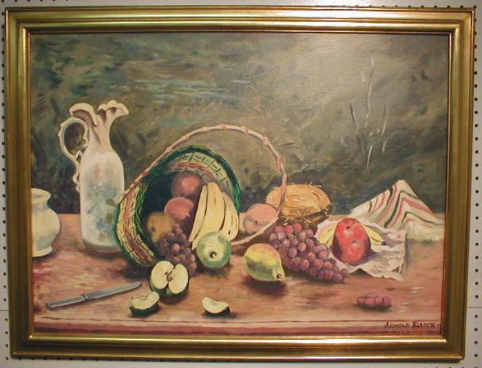 Oil on canvas signed Arnold  Blanch per Lucas