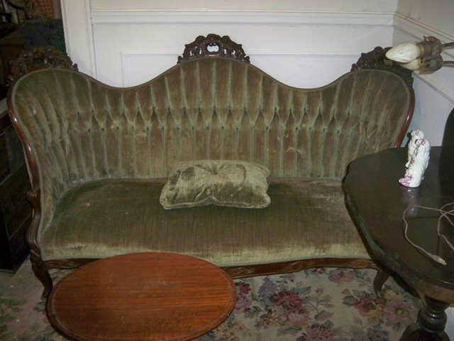 Another Victorian Rose Carved Sofa