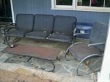 1950's Iron Patio Furniture