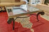 COFFEE TABLE   PLEASE NOTE AREA RUG NOT FOR SALE
