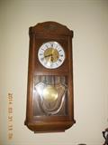 Westminster Chime Wall Clock.  Black Forest Clock