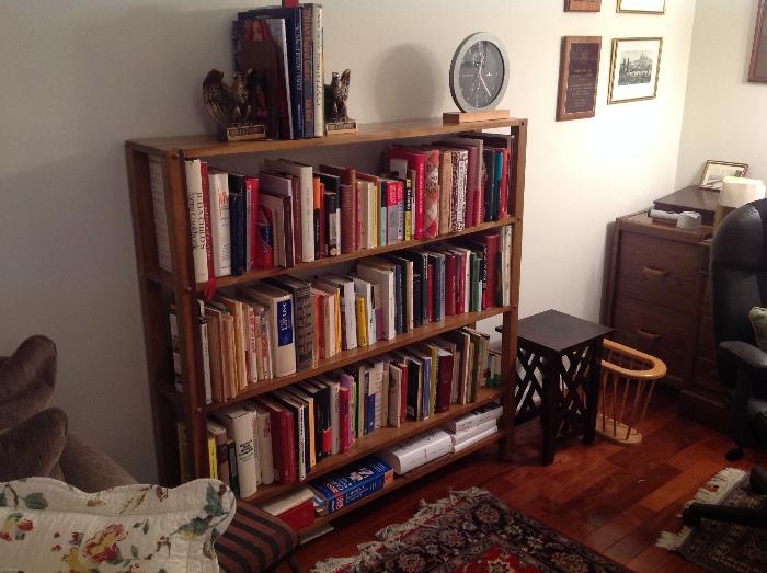 Bookcase, Book Ends, Books by Italian Authors in Italian