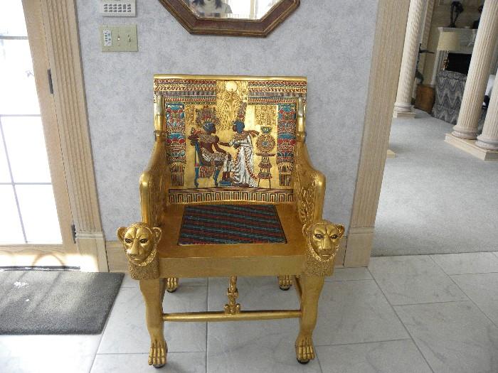 King Tutankhamen's Throne Chair