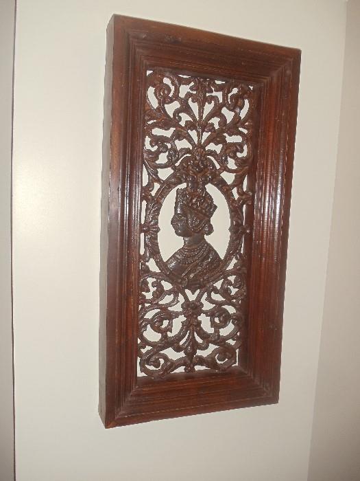 Iron and Wood Wall Hanging