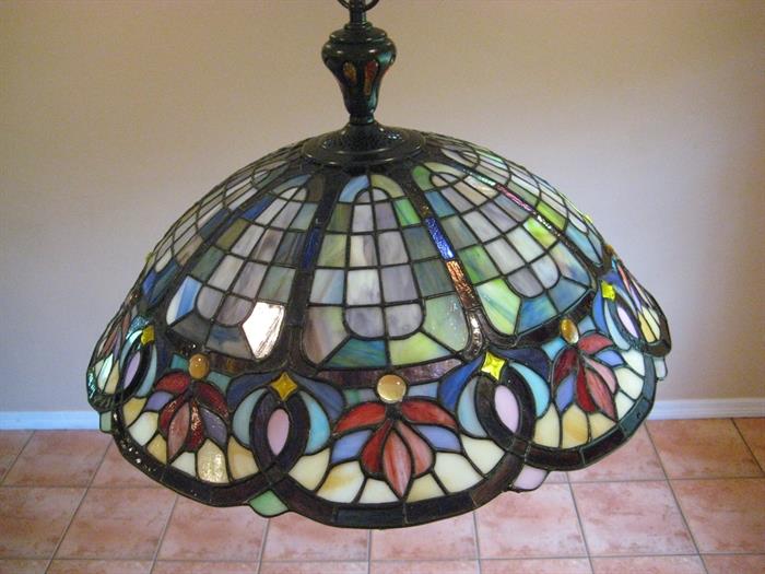 We have three of these Tiffany style lights, pictures 1-4