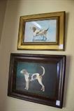 Water color and paintings - of dogs