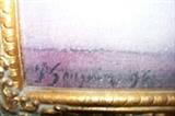 Signature on the painting - cannot determine the signature