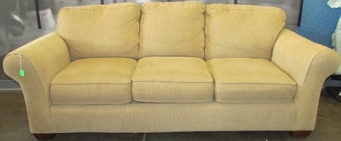 Nice Tan Colored Sofa 7'4" Long 