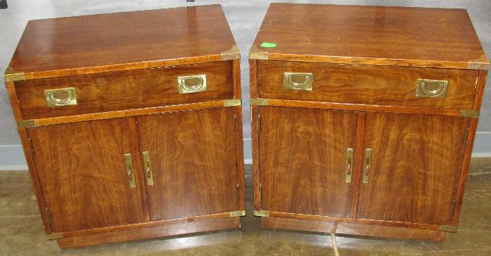 Matching Pair of Nightstands to 8pc Bedroom Suite    Each 24" tall 23" wide 16" deep