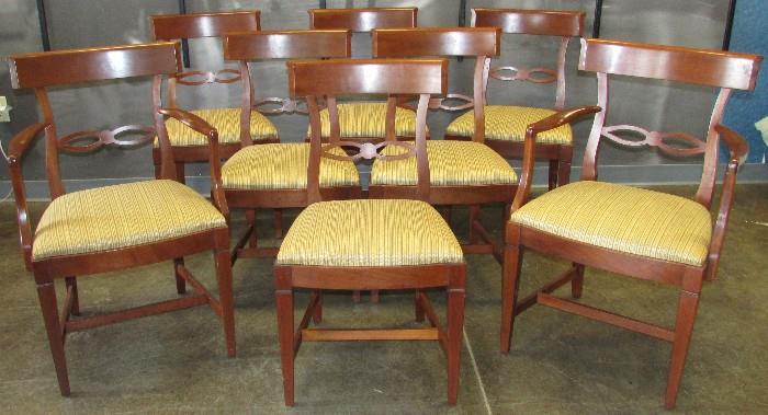 "KINDEL FURNITURE CO" Set of 8 Chairs to 11pc Dining Room Suite  2 Arms 6 Sides 