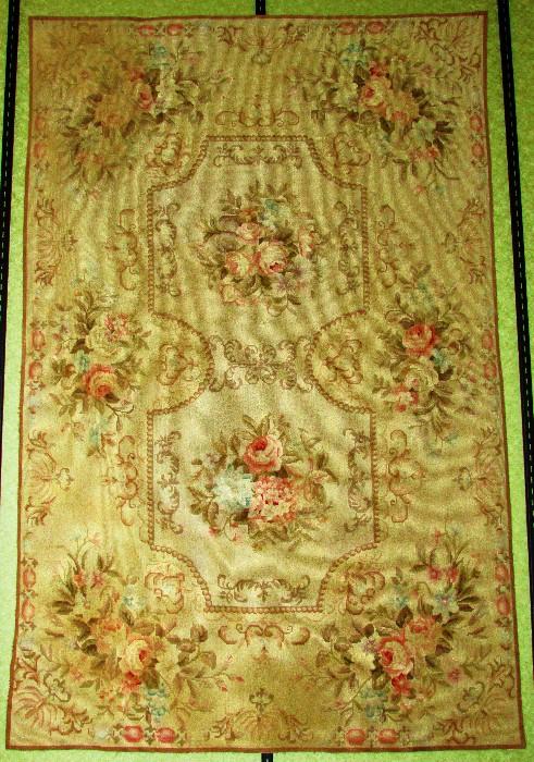 Hanging Aubusson Needlepoint Tapestry 5'9" x 3'9"