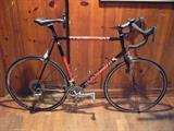 LeMond “Zurich” 61CM Frame 24 Speed Bicycle in Near Showroom Condition, Reynolds 853 Steel w/ Carbon Front Fork, Shimano Ultegra Componentry, Flight Deck Shifting & Brakes, Shimano SPD Pedal, Selle San Marco Seat, Rocelite Wheels w/ Bontrager Race X-Lite Silca B 700 x 23 Tires, Black w/ Red Accent Finish. More Closeup Photos at End of Photo Gallery