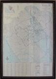 One of Five Framed Sonoma County Viticulture Area Maps, 1998