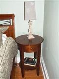 Alexander Julian Home Colours Pr. Round Bedside Tables, Single Drawer, Base Shelf, 20"D X 28"H 
