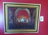 Café/Stage Show Oil Painting 