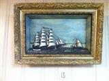 Antique Ship Diorama 