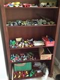 Toys from the 1920's thru 60's army men cowboys and Indians, Marx, etc.
