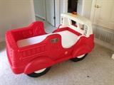 Toddler fire engine bed $125 with Beauty rest mattress.