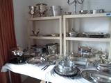 lots of silver plate and some sterling