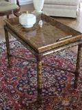 Absolutely gorgeous  side table with removable tray