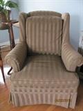 Beautiful sage green comfy chair!