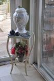 Antique "shabby chic" plant stand
