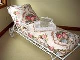 STUNNING Antique french chaise!